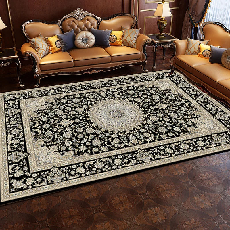 VIKAMA Crystal Pile Bohemian Ethnic Style Living Room Bedroom Sofa Coffee Table Home Fashion Non-slip Carpet