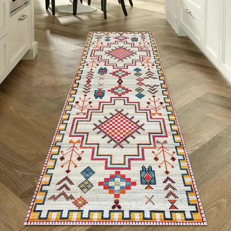 VIKAMA Washable Hallway Runner Rug for Home Decor Vintage