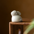 Skulptur Kanini Glaserad Keramik
