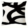Kuddfodral Linea Nero 40x40