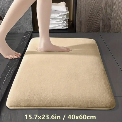 Absorbent Velvet Bathroom Floor Mat (VELUM)