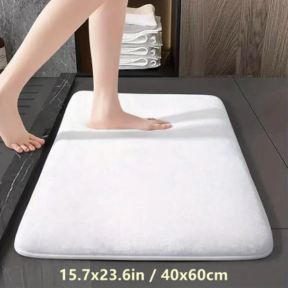 Absorbent Velvet Bathroom Floor Mat (VELUM)