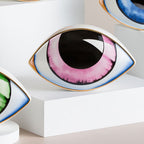 Skulptur Oculus Keramik