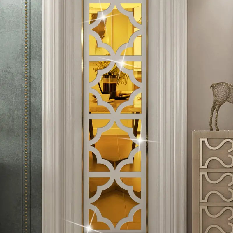 Shatterproof Acrylic Mirror Decorative Stickers