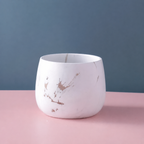 Creative Ceramic Small Flower Pot Nordic Electroplating Potted Hydroponic Flower Pot Ceramic Ornament Green Radish Succulent