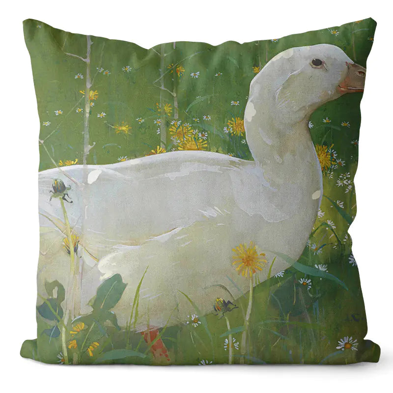 Kuddfodral Atelier Print Bomull/linne