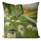 Kuddfodral Atelier Print Bomull/linne