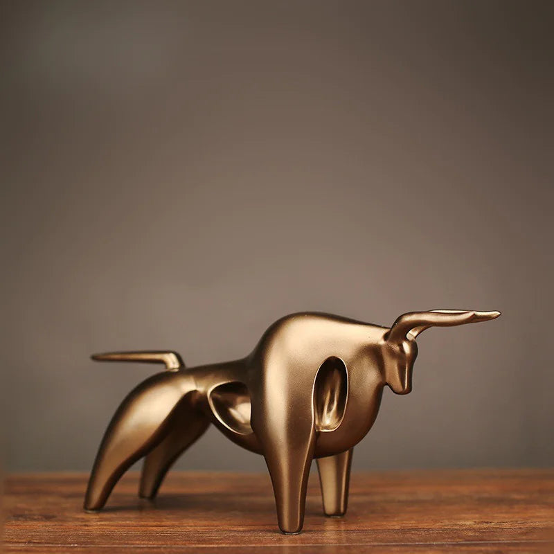 Skulptur Taurus Aureus 30cm